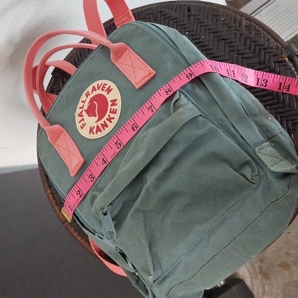 Fjallraven Kanken Backpack in Teal and Coral - Picture 6 of 11